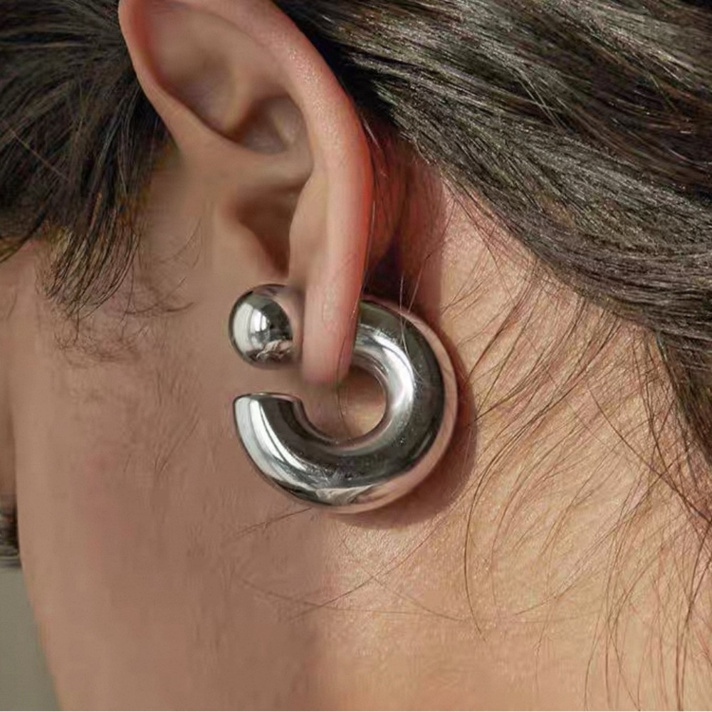Silver Hoop Earrings
